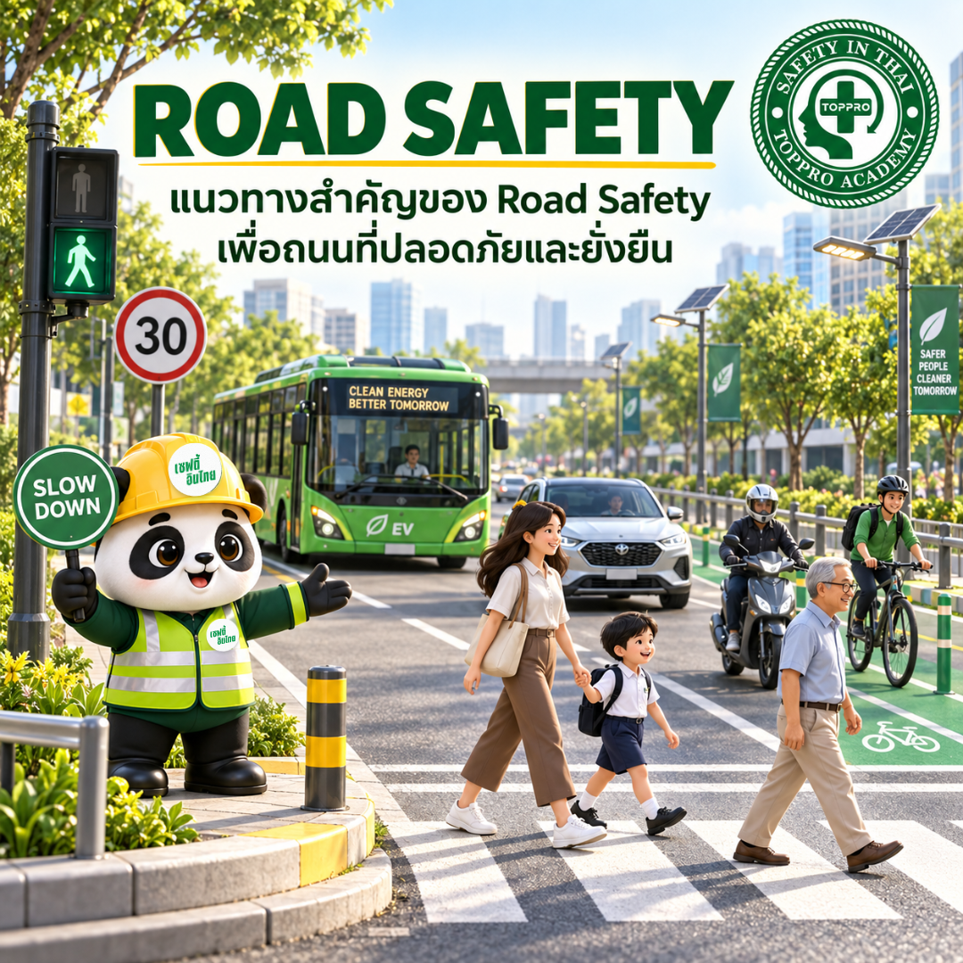 แนวทางสำคัญของ road safety เพื่อถนนที่ปลอดภัยและยั่งยืน